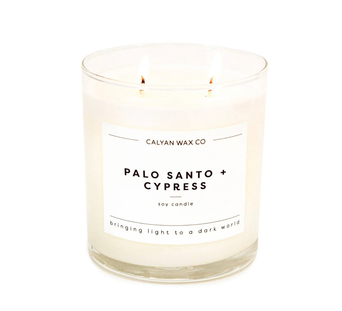 Palo Santo + Cypress Soy Candle