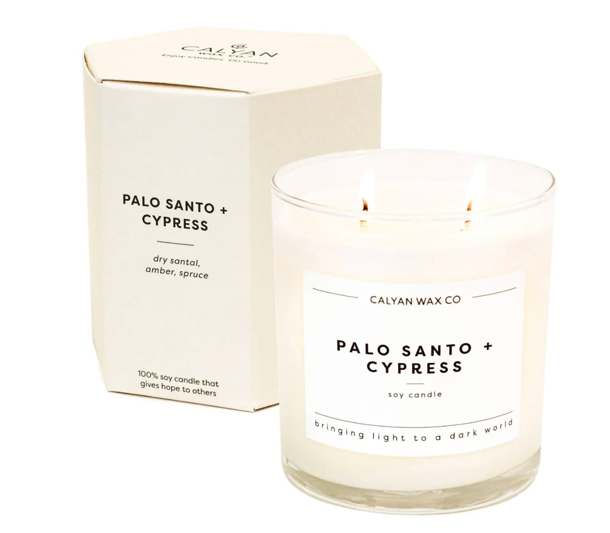 Palo Santo + Cypress Soy Candle