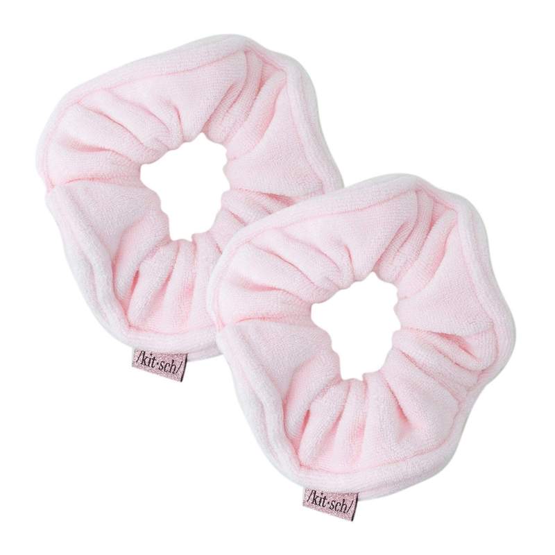Microfiber Towel Scrunchies - Blush