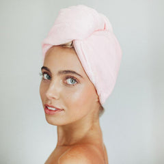 Microfiber Hair Towel - Blush