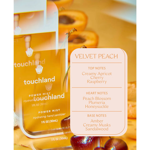 Touchland Hand Sanitizer Velvet Peach