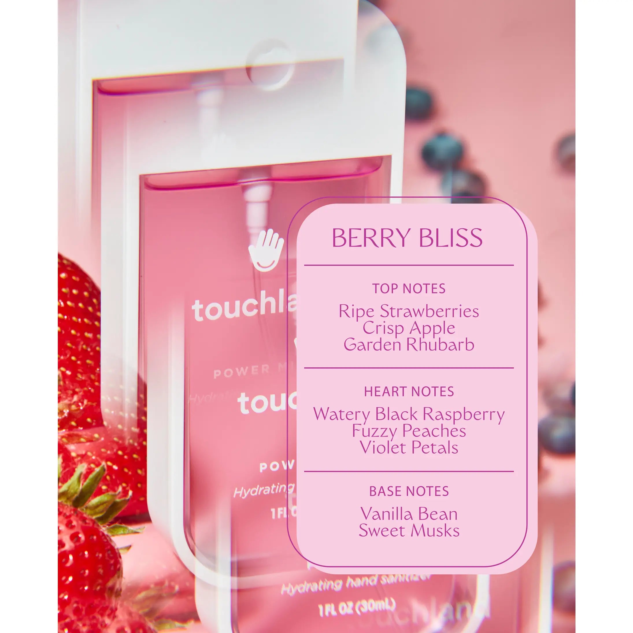 Touchland Hand Sanitizer Berry Bliss