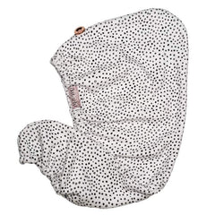 Microfiber Hair Towel - B+W Dots