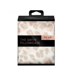 Standard Size Satin Pillowcase - Leopard