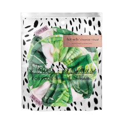 Microfiber Towel Scrunchies - Palm Leaves