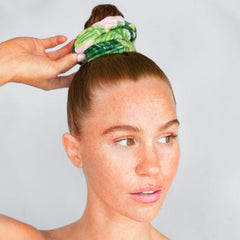 Microfiber Towel Scrunchies - Palm Leaves