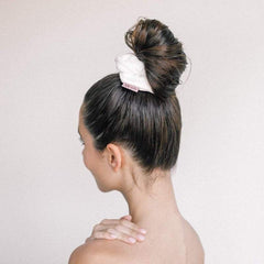 Microfiber Towel Scrunchies - White