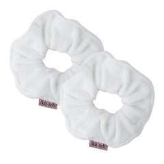 Microfiber Towel Scrunchies - White